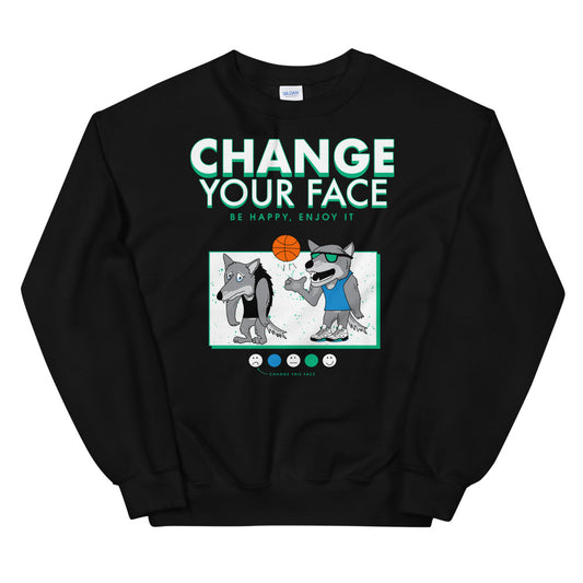 Change Your Face Crewneck